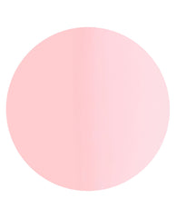 OPI Strawberry Milkshake xPRESS/ON nail color swatch showing a soft sheer baby pink shade in a large circular sample on a white background.