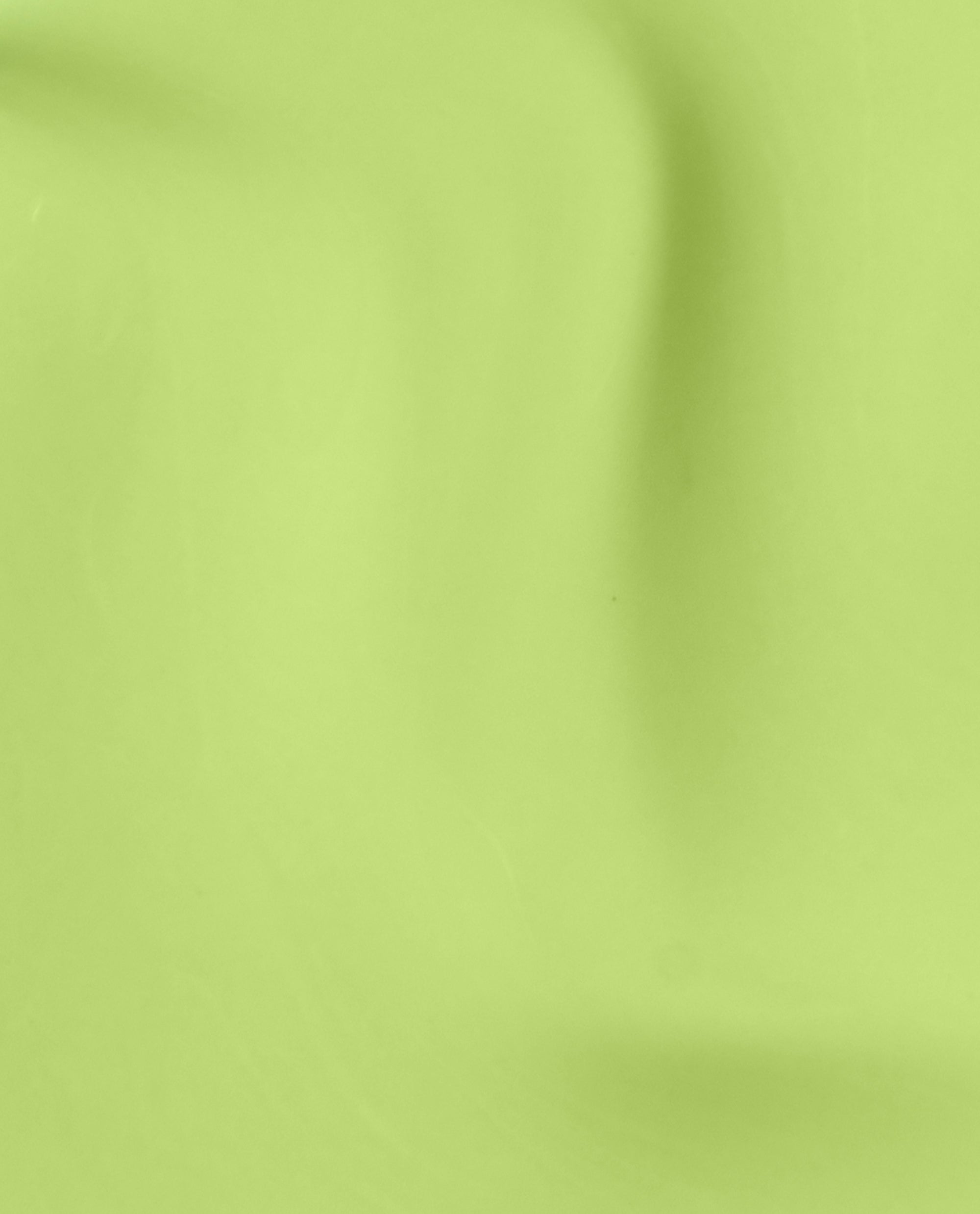Summer Monday-Fridays Gel Nail Polish swatch—glossy light lime green—flowing in a single brush stroke on a plain background, highlighting green nail polish perfect for spring nail colors, great for fans of OPI.