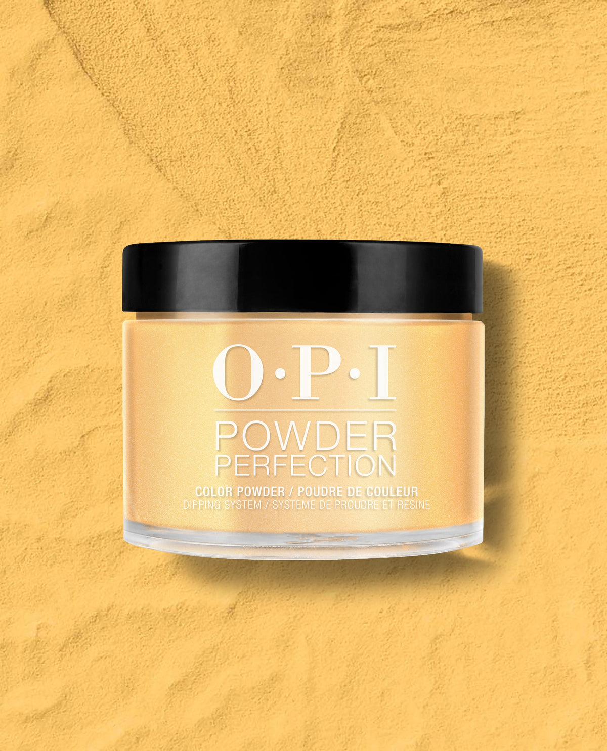 OPI Sun, Sea, and Sand in My Pants Yellow Dipping Powder