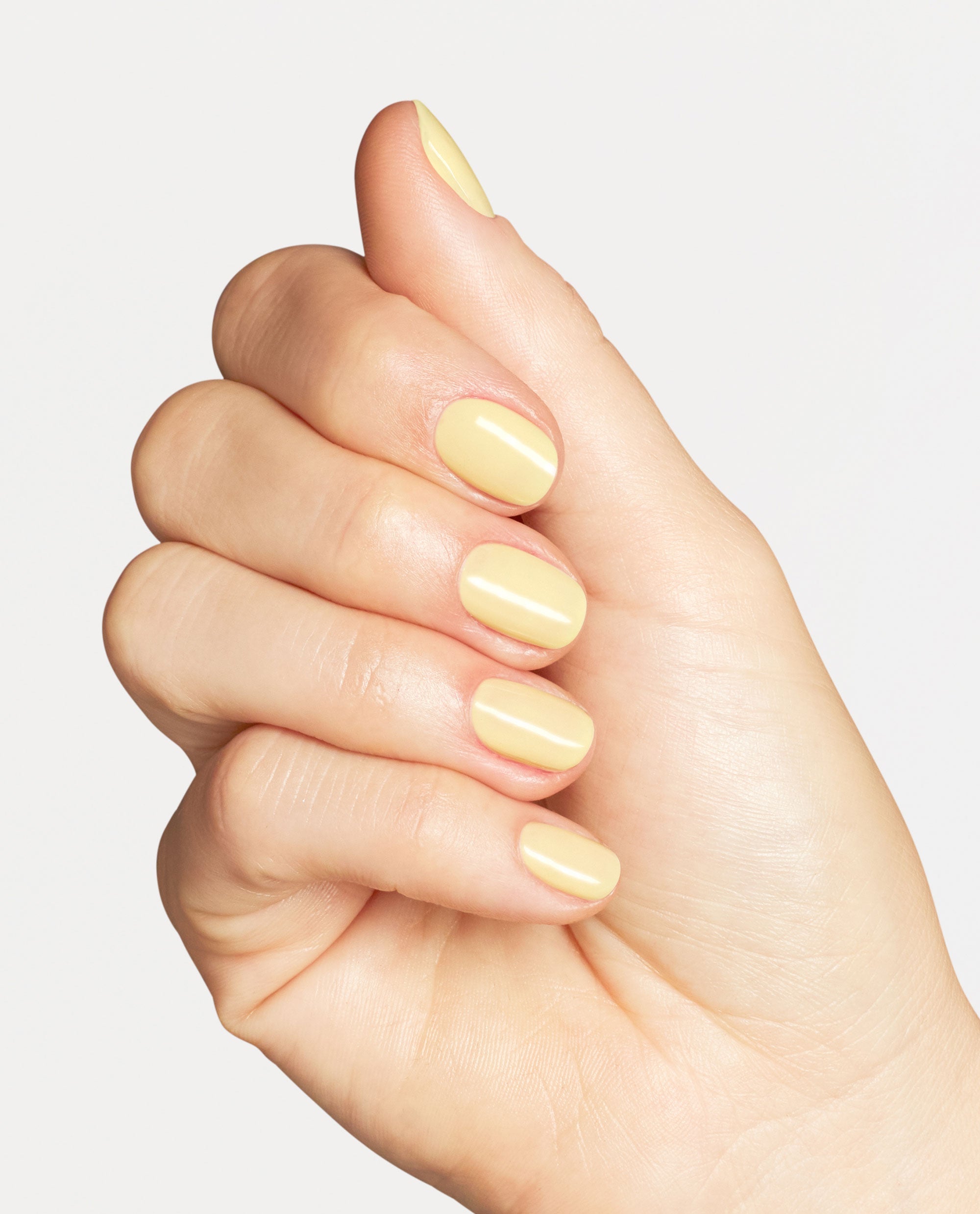 Sunny Bunny Butter Yellow Gel Nail Polish Mani