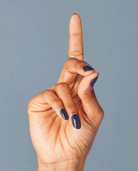 OPI Suzi & the Arctic Fox Blue Dipping Powder GIF