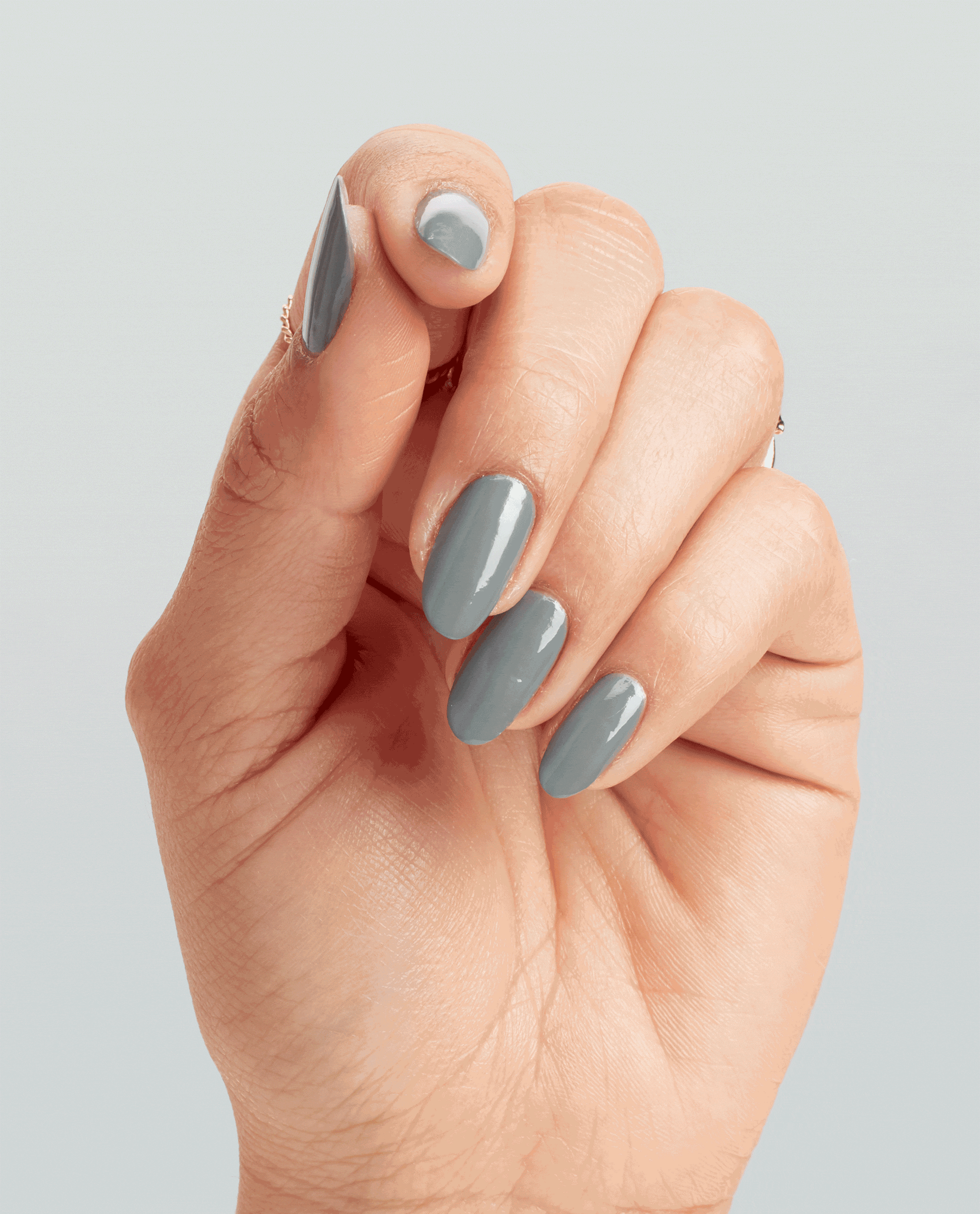 OPI Suzi Talks with Her Hands Gray Dipping Powder GIF