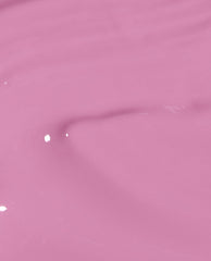 Glossy swatch of Suzi Will Quechua Later! OPI nail polish, showing smooth, creamy medium pink nail lacquer with subtle ripples and shine in a close-up studio shot.