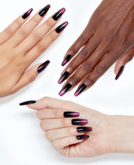 OPI Swipe Night Black Press-on Nails Mani
