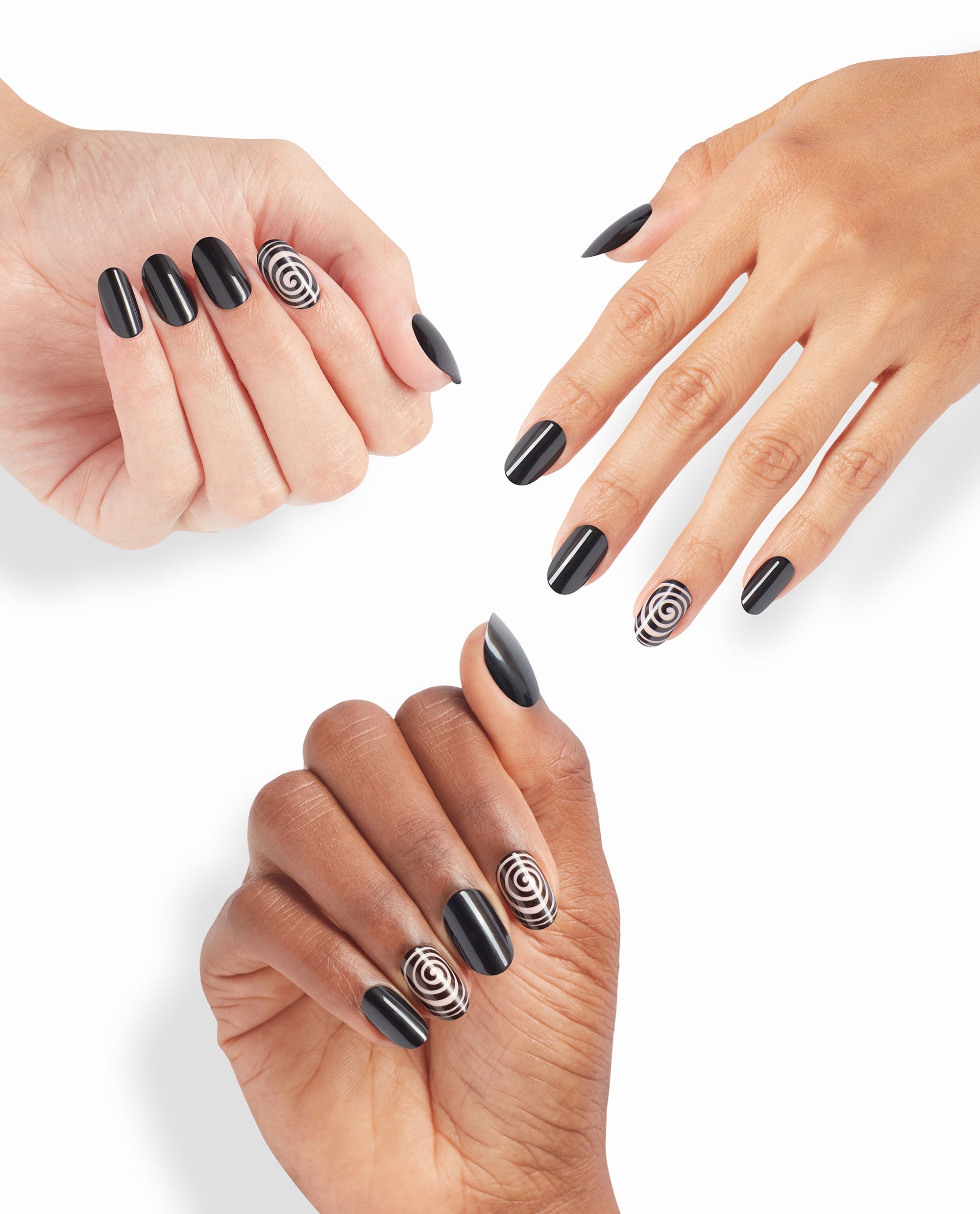 Swirl Next Door Press-on Nails Mani