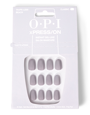 OPI Taupe-less Beach - Short Nude Press-on Nails -pack_shot