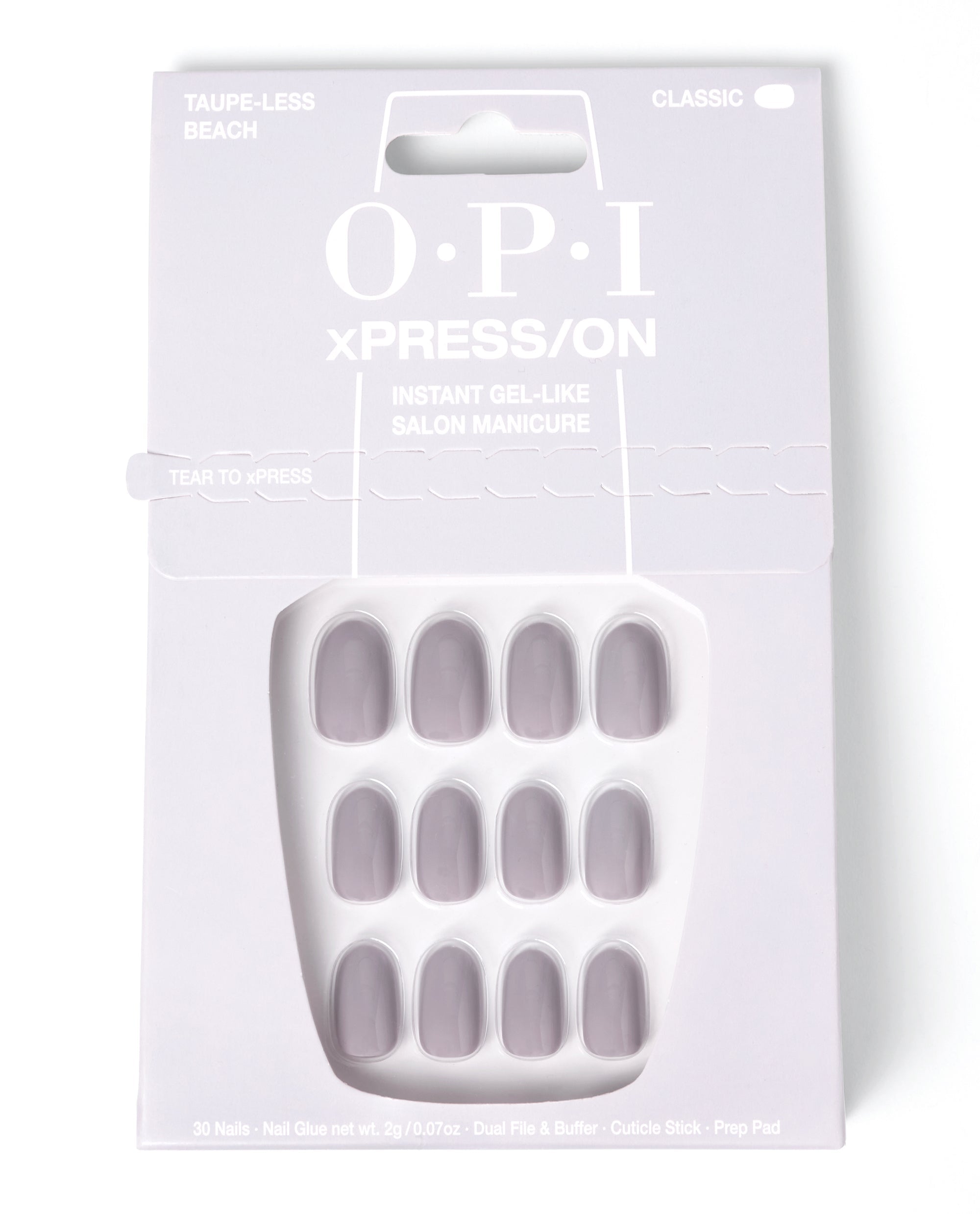 OPI Taupe-less Beach - Short Nude Press-on Nails