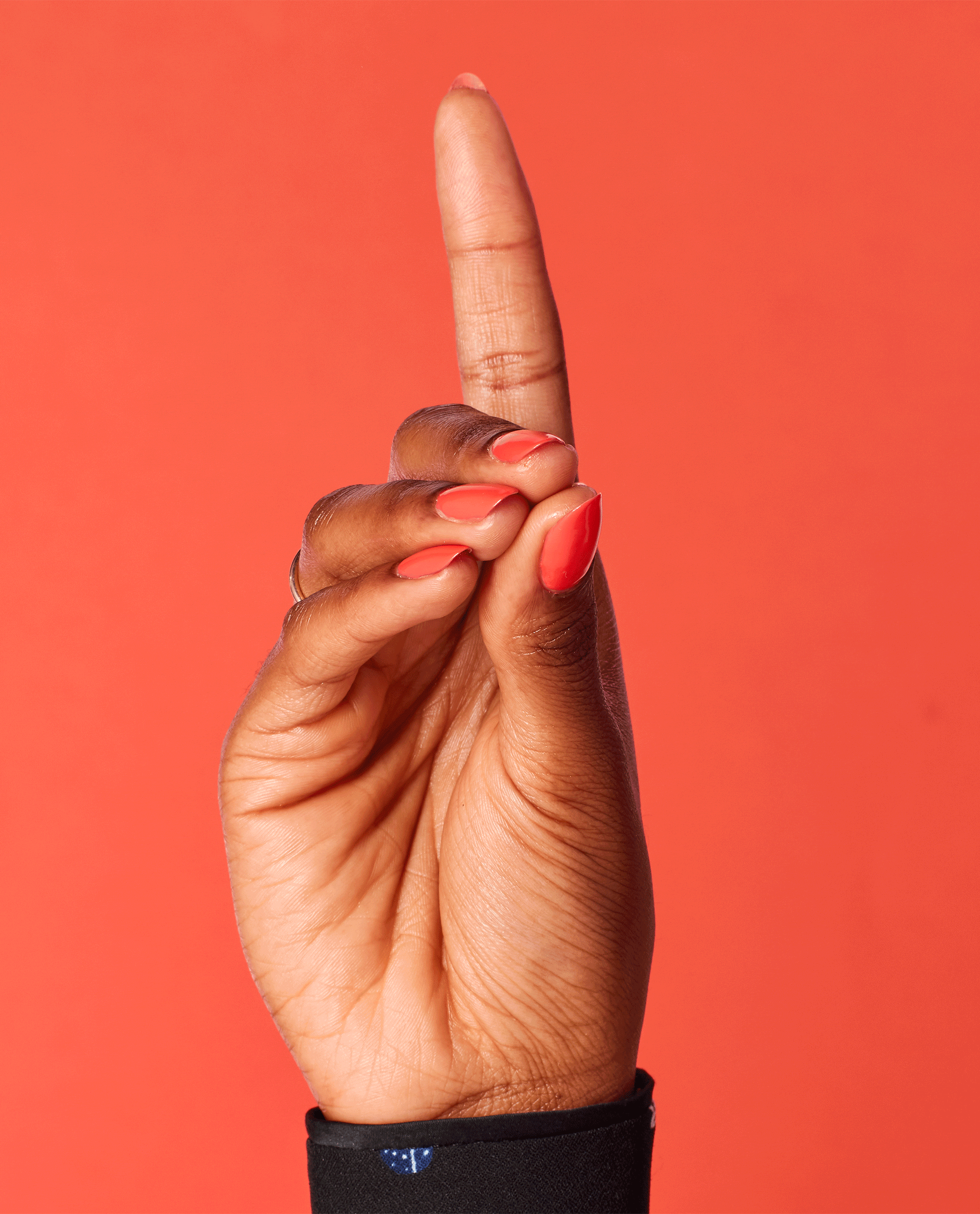 OPI Tempura-ture is Rising! Orange Nail Polish GIF