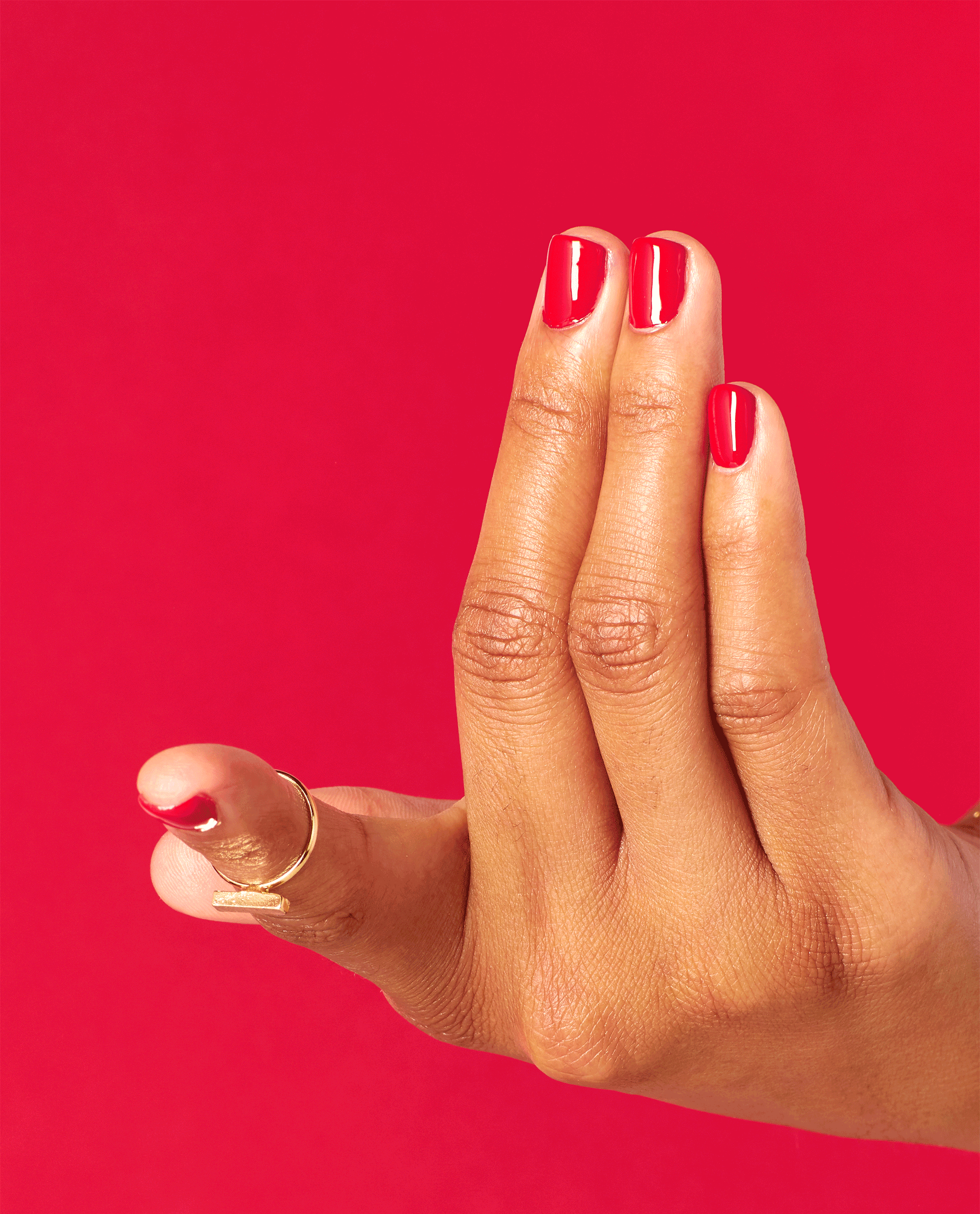 OPI The Thrill of Brazil Red Nail Polish GIF