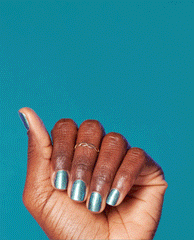 OPI This Color's Making Waves Blue Nail Polish GIF