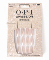 OPI Throw Me a Kiss - Long Pink Press-on Nails