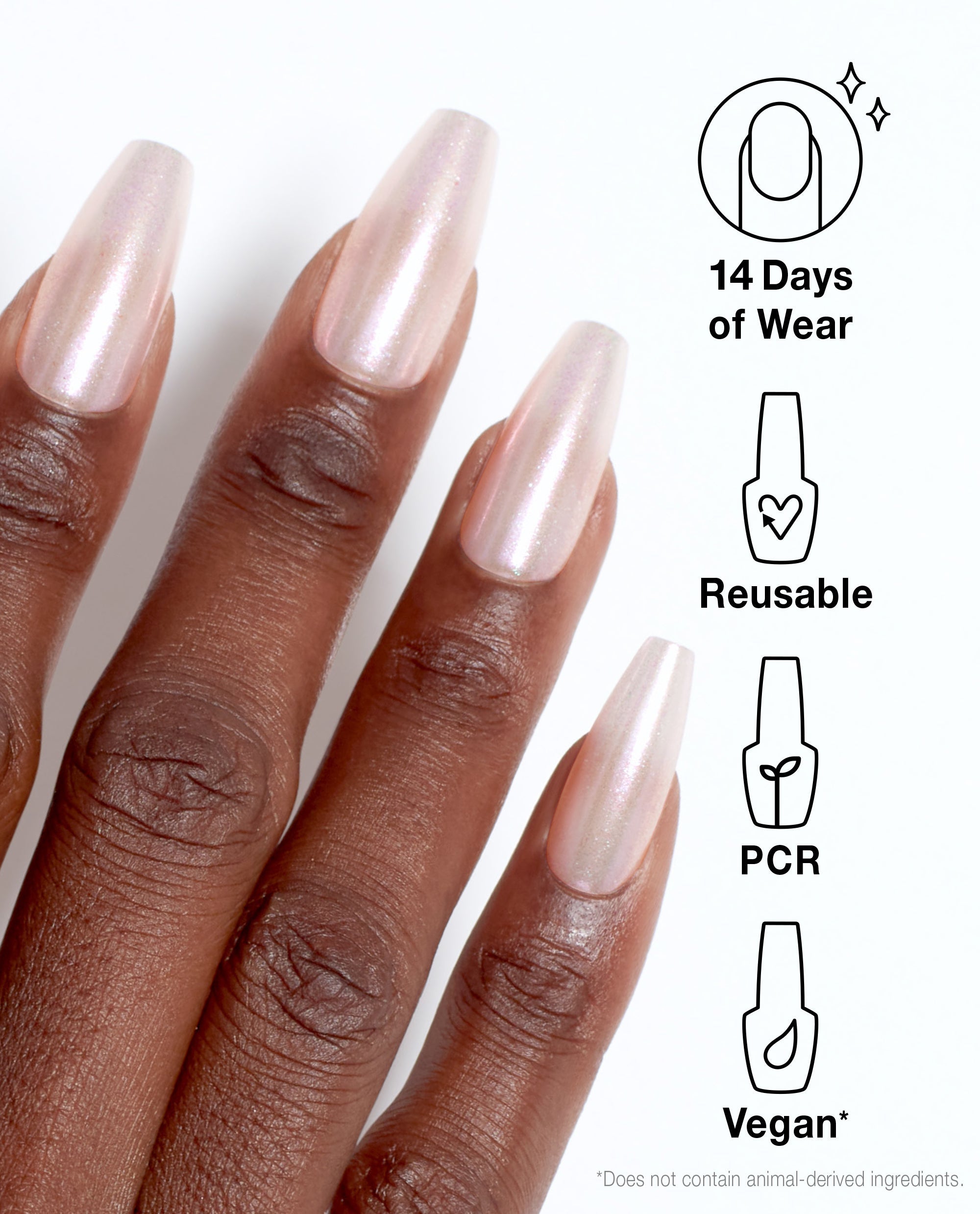 OPI Throw Me a Kiss - Long Pink Press-on Nails Benefits