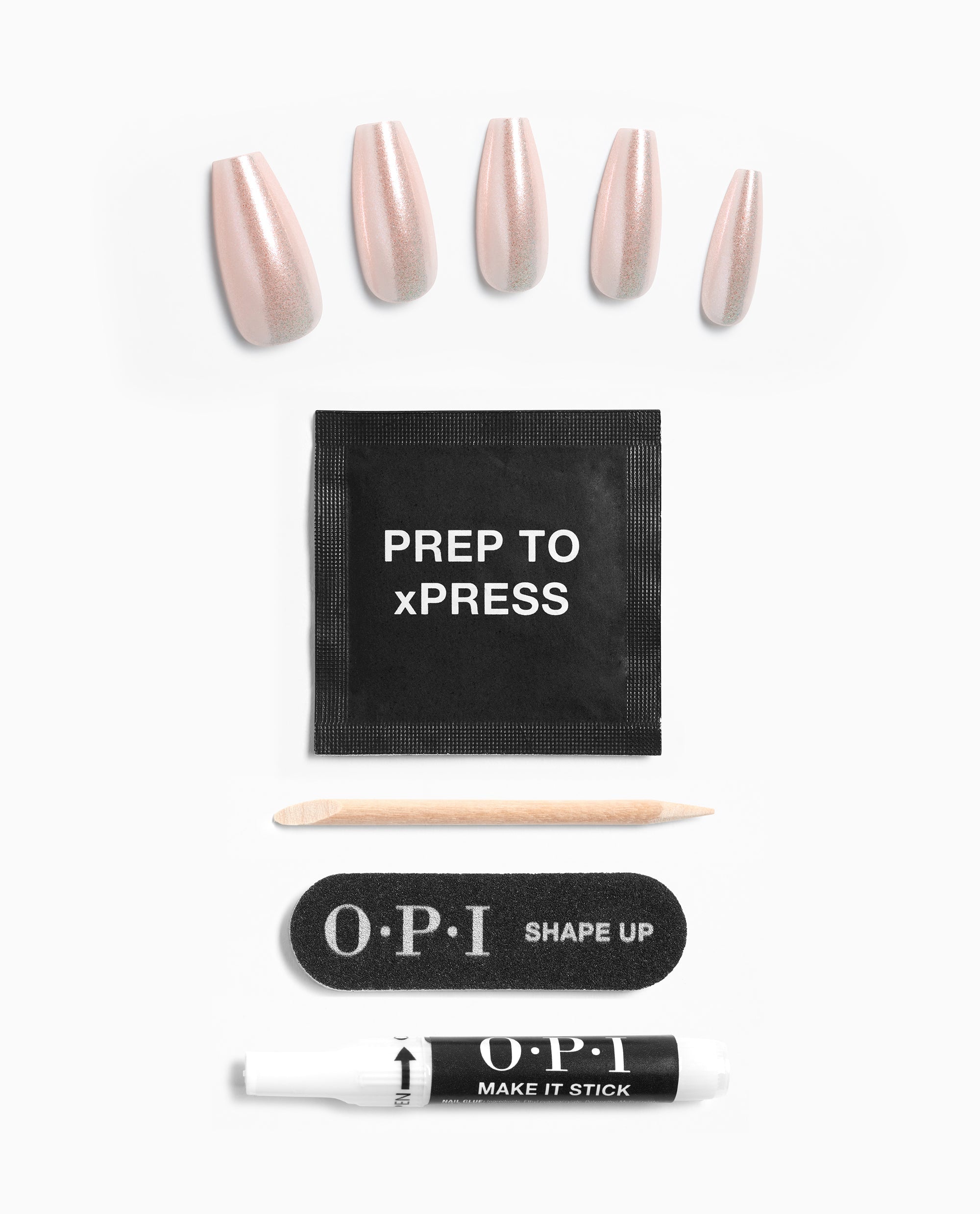 OPI Throw Me a Kiss - Long Pink Press-on Nails Product