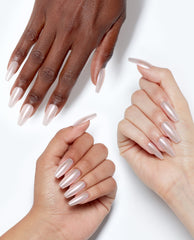OPI Throw Me a Kiss - Long Pink Press-on Nails Mani