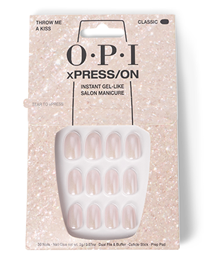 OPI Throw Me a Kiss - Short Pink Press-on Nails -pack_shot