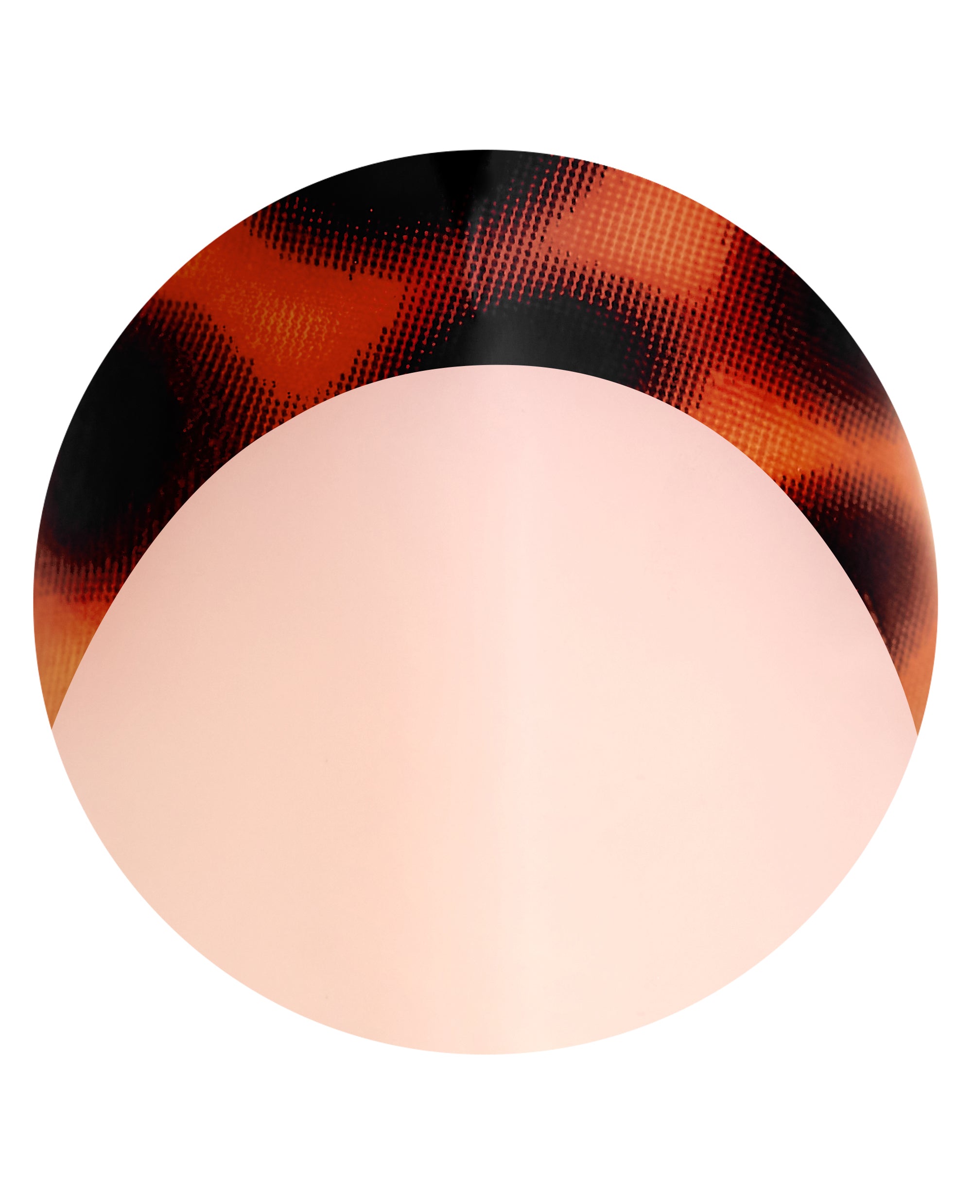 Tortie Tips Sticking Point artificial nail shows a tortoiseshell French tip in amber, orange, and black over a sheer pink base, a bold OPI-inspired look for fall nail colors.