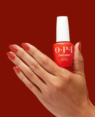 Totally Red-ical Gel Nail Polish Hand and Bottle