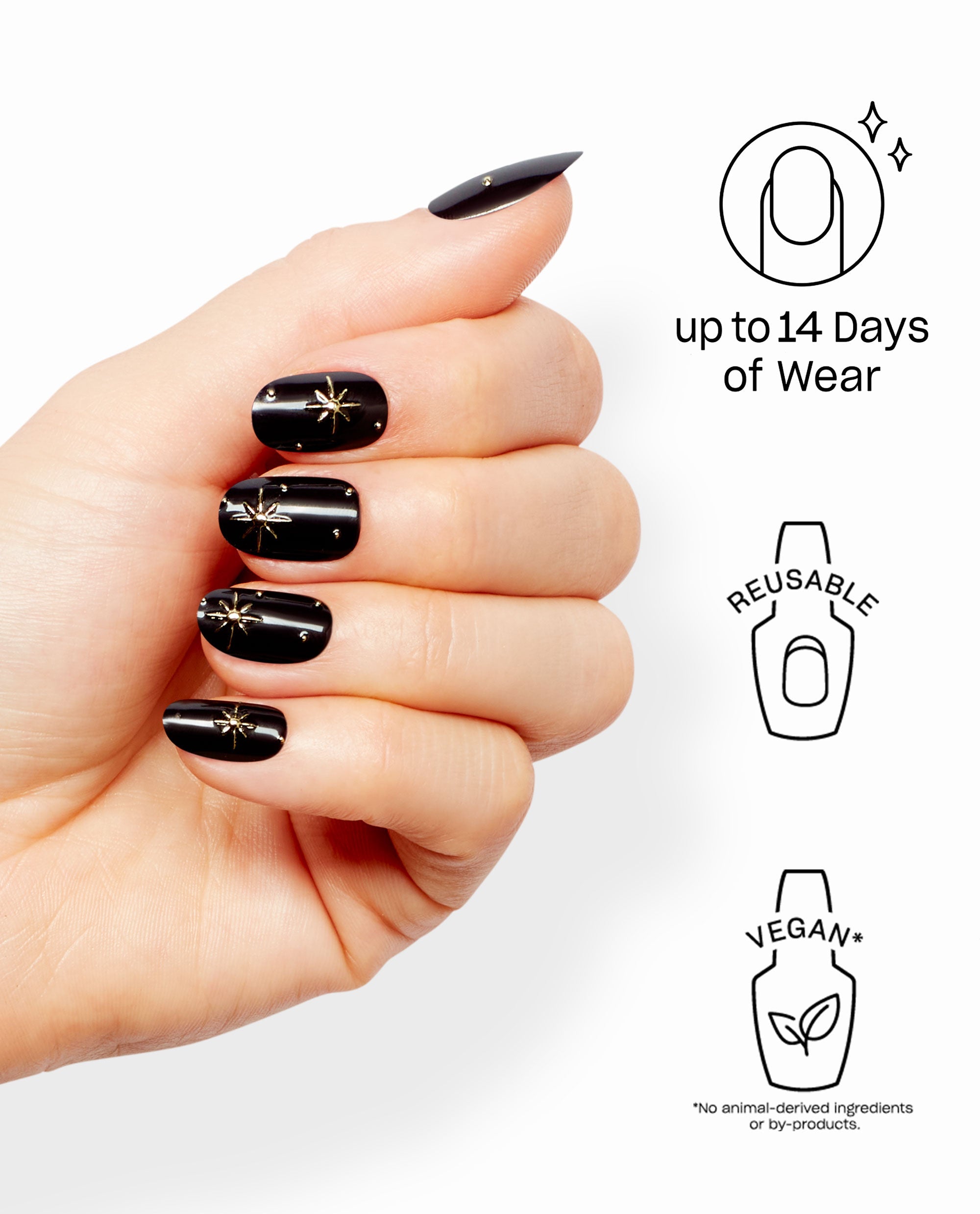 Totally Spaced Press-on Nails Benefits