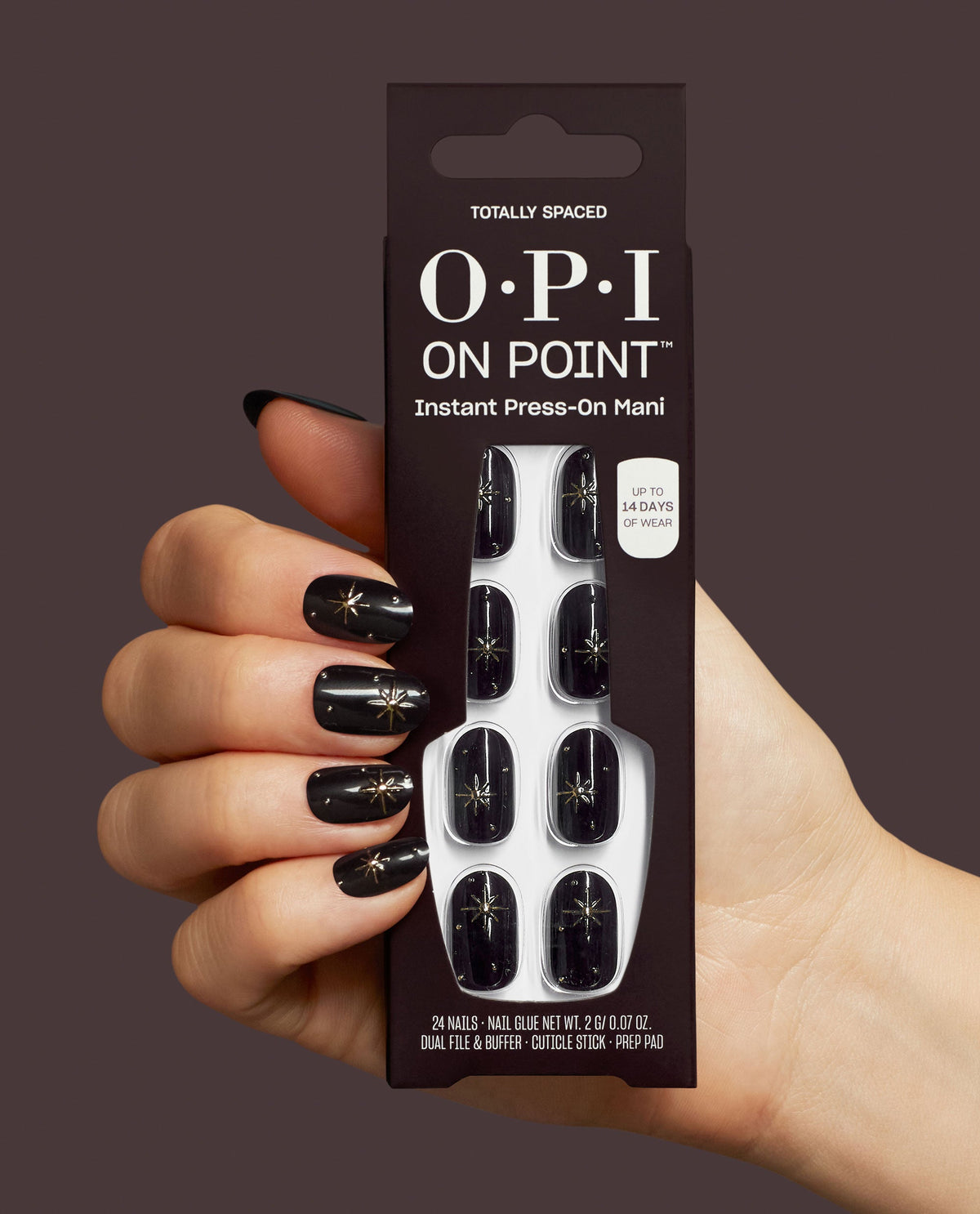Totally Spaced Press-on Nails Hand and Pack