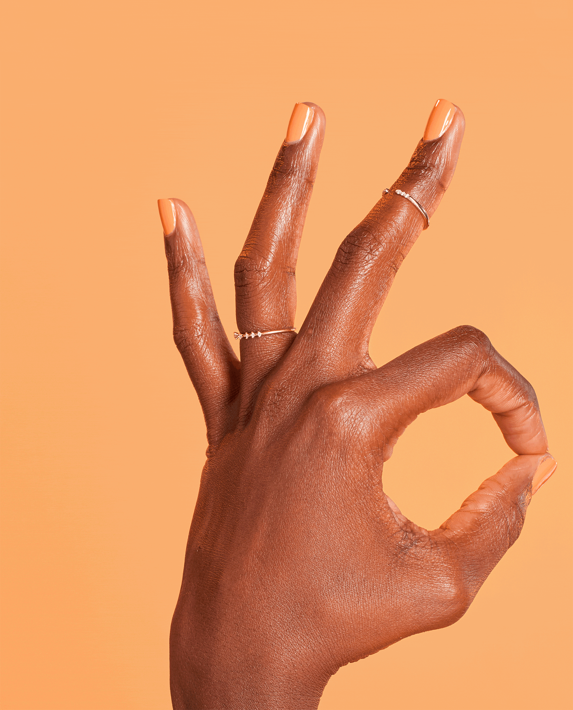 OPI Trading Paint Orange Nail Polish GIF