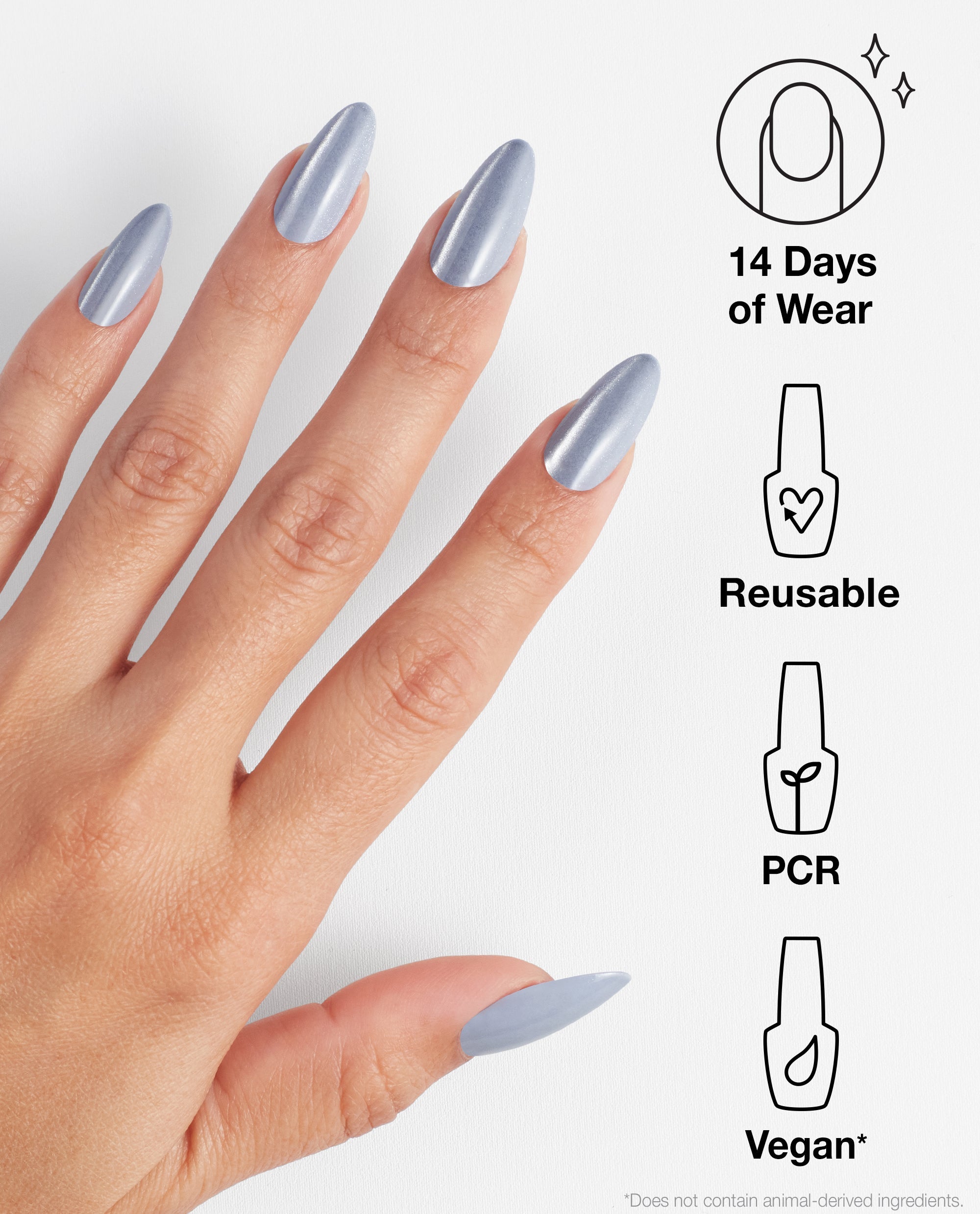 OPI xPRESS/ON Blue Velvet Press-on Nails Benefits