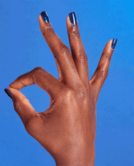 OPI Yoga-ta Get This Blue! Blue Nail Polish GIF