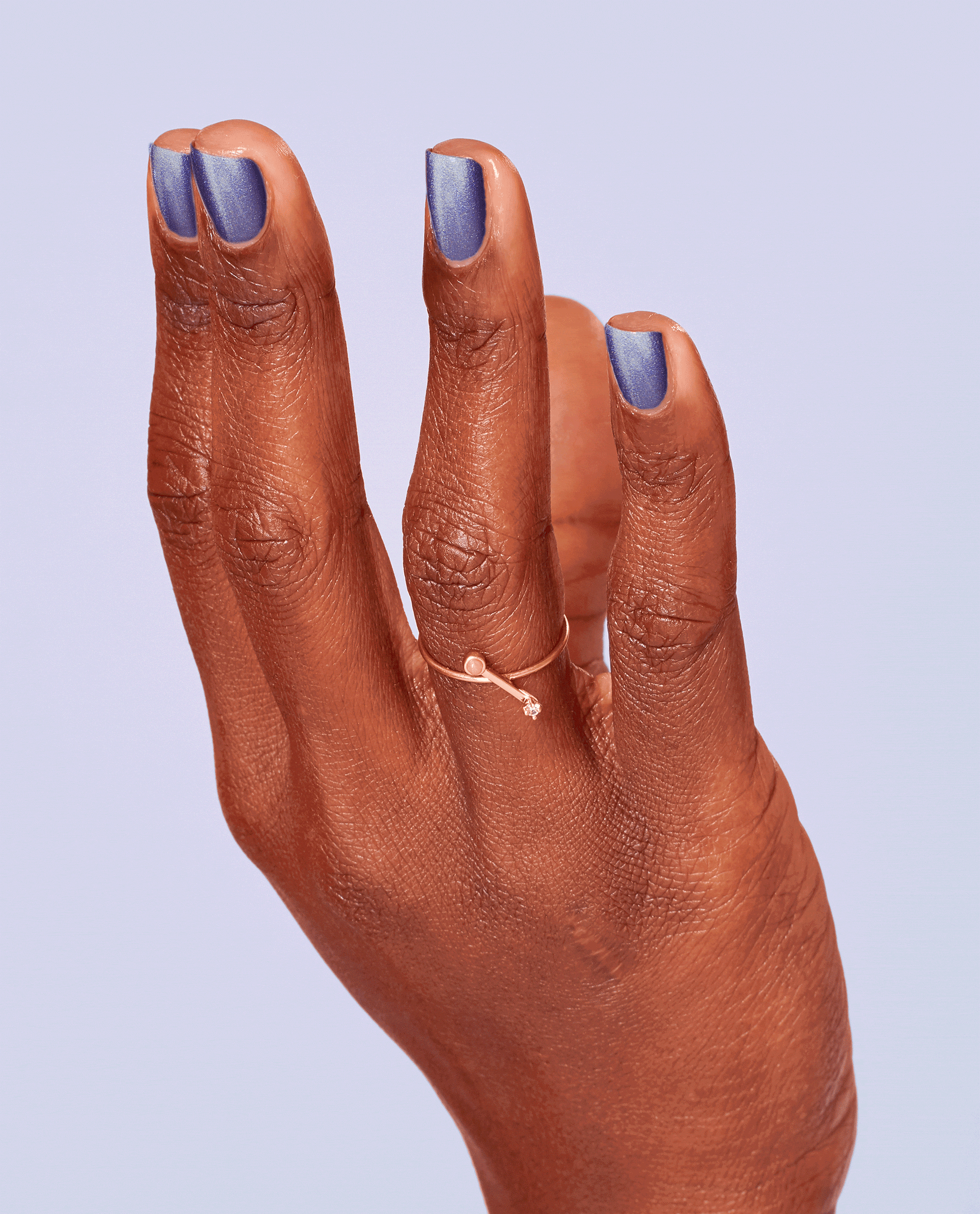 OPI You Had Me at Halo Blue Nail Polish GIF
