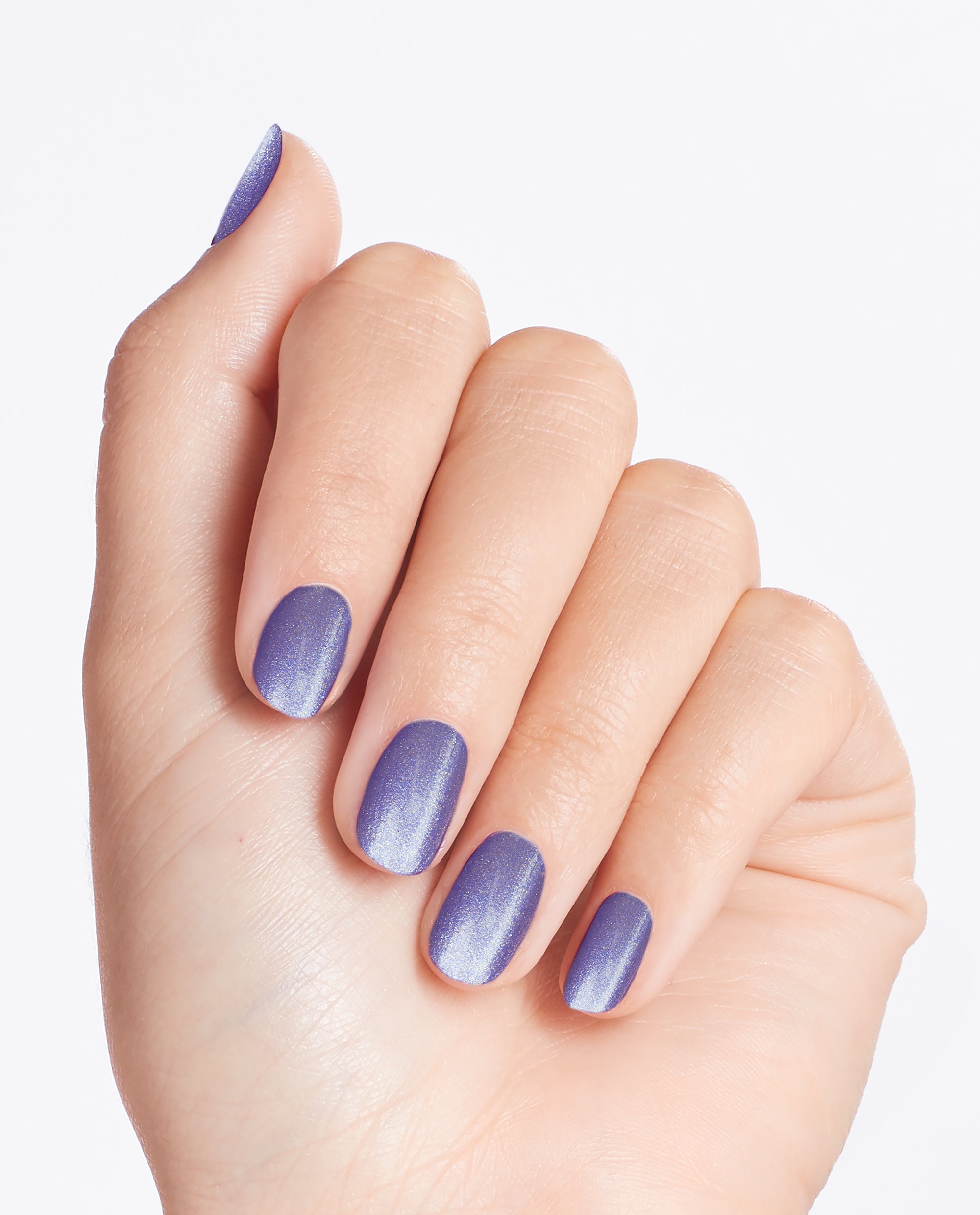 OPI You Had Me at Halo Blue Nail Polish Mani